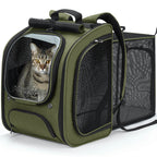 Expandable Bubble Cat Backpack Carrier Large Space Breathable Cat Carrier