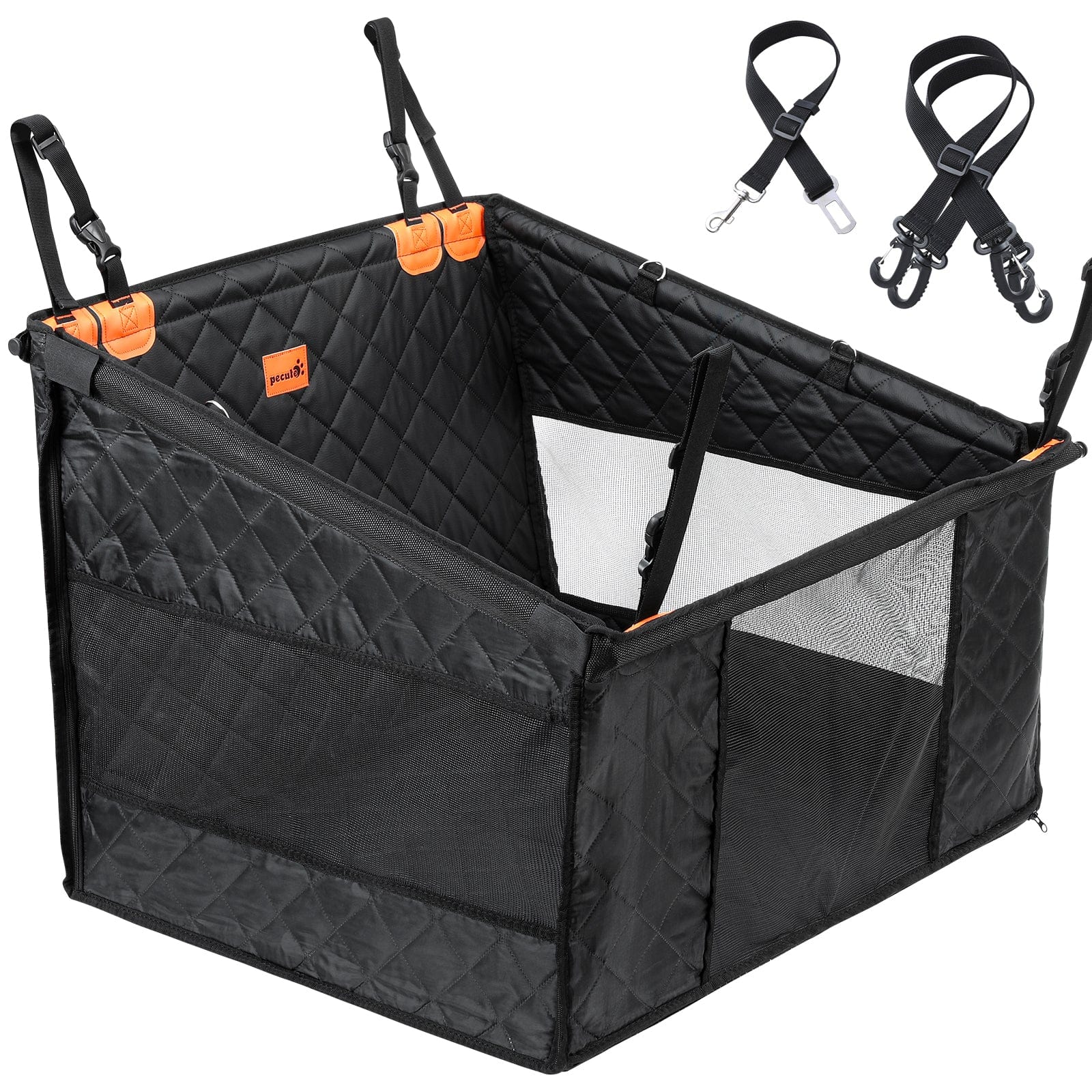 Extra Stable Dog Car Seat Reinforced for Medium and Large Dogs