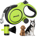 8m/26ft Dog Lead Retractable Dog Leash with Poo Bag Holder