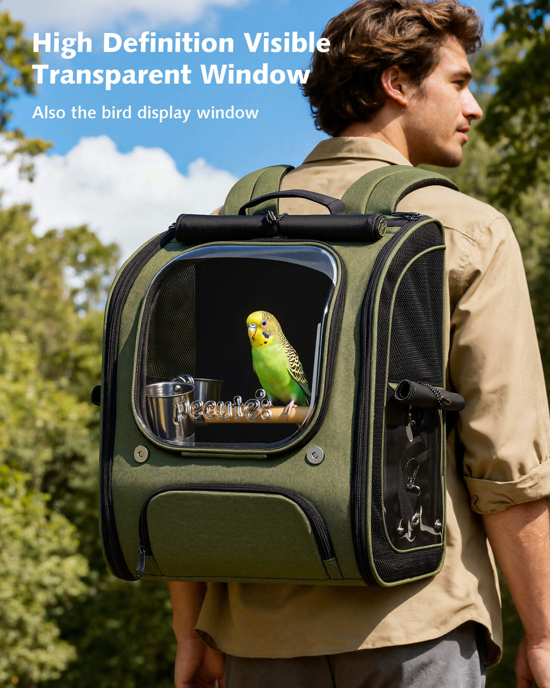 Bubble Bird Parrot Backpack