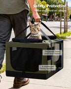 Cat Dual-Compartment Frame Handbag