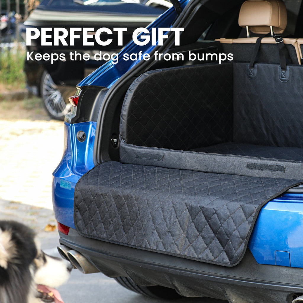 SUV Cargo Liner for Dogs,Heavy Duty Pet Trunk Liner Cargo Cover with Soft Cushion