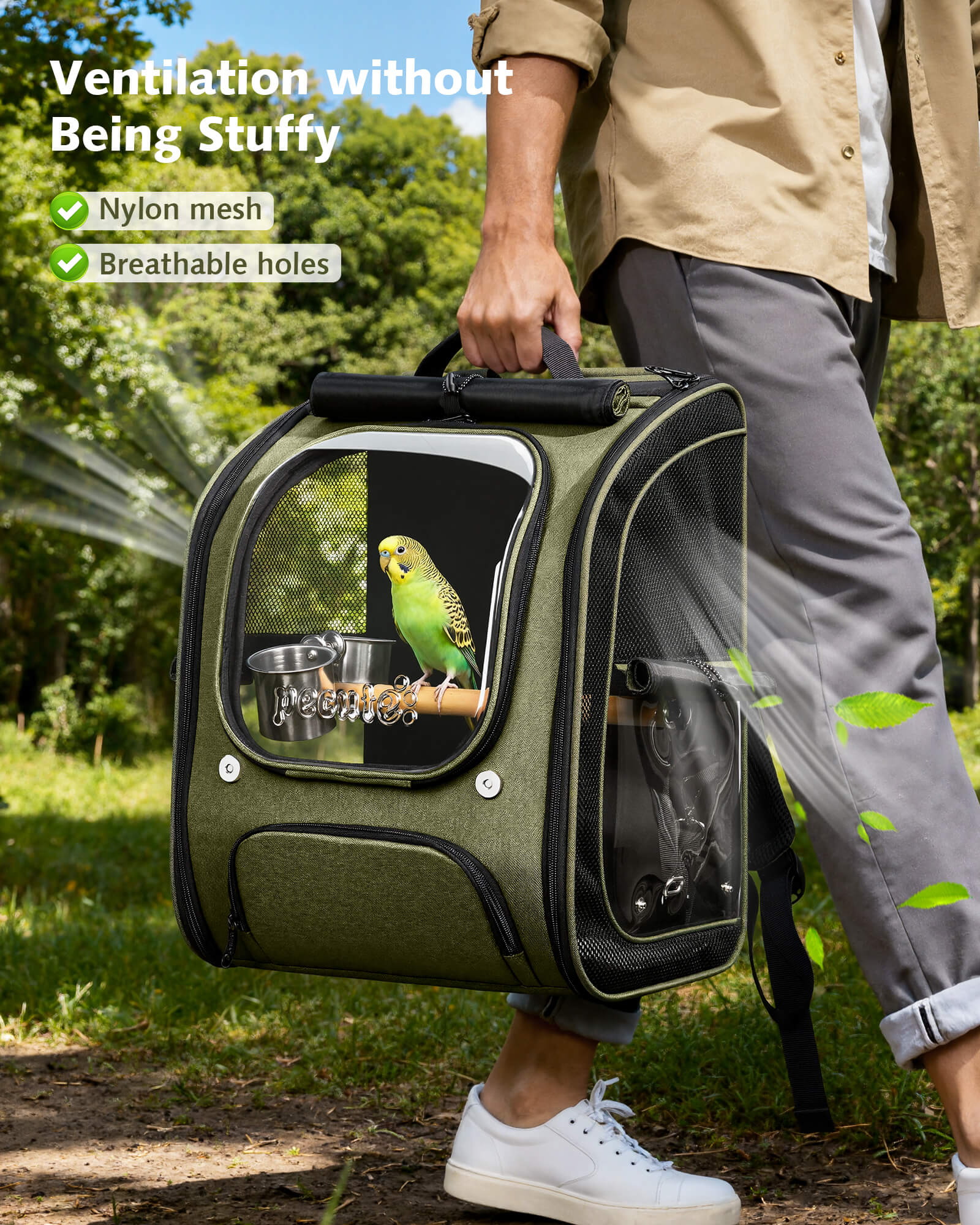 Bubble Bird Parrot Backpack