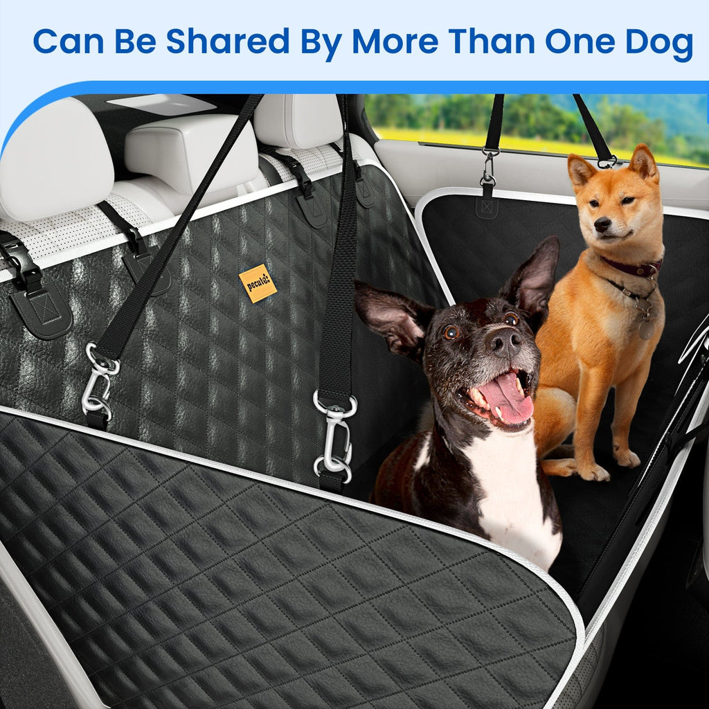 Car Mats Cat Scratch Fabric Material Black Diamond Check Lychee Patterned