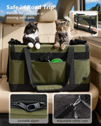 Cat Dual-Compartment Frame Handbag