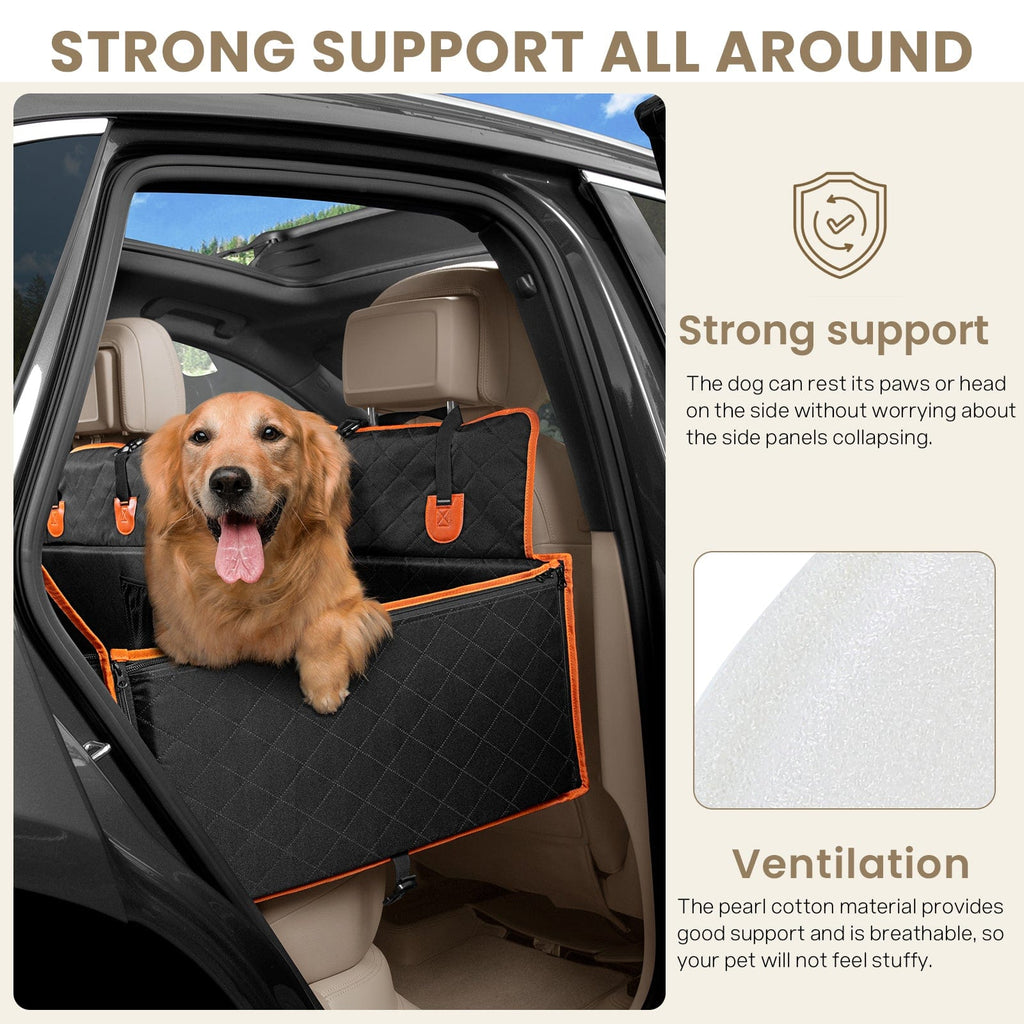 Back Seat Extender for Dogs with 3cm Pearl Cotton