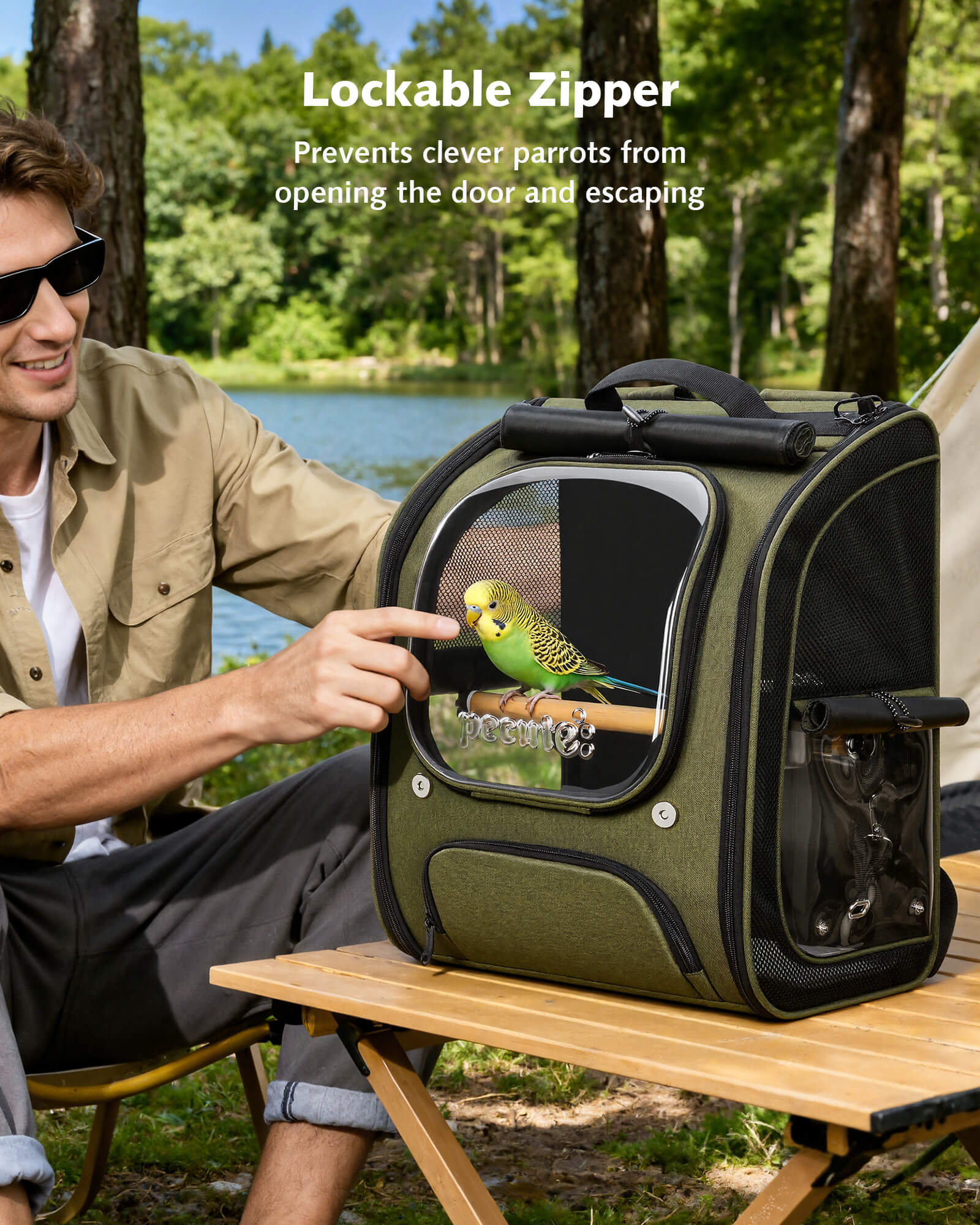 Bubble Bird Parrot Backpack