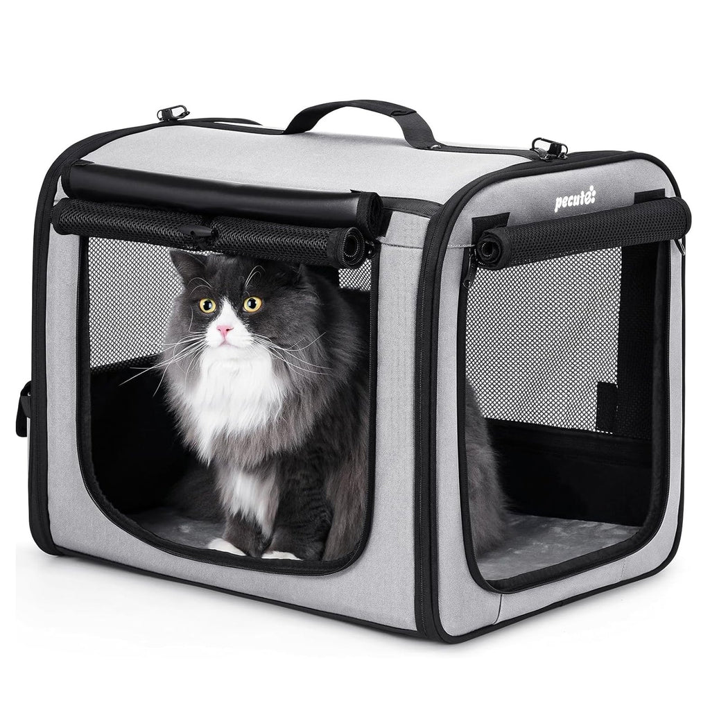 Portable Dog Car Carrier Crate Transportation Carrier Light Weight