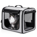 Portable Dog Car Carrier Crate Transportation Carrier Light Weight