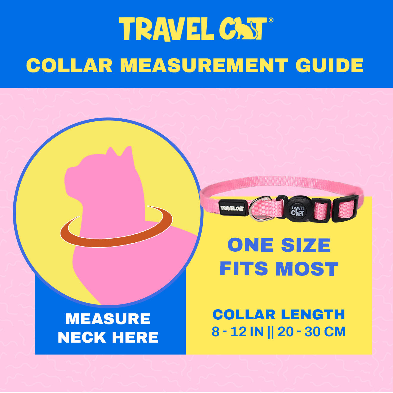 “The Travel Cat” Breakaway Cat Collar