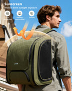 Expandable Bubble Cat Backpack Carrier Large Space Breathable Cat Carrier