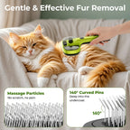 Steam Cat Brush Self-Cleaning Grooming with 2 Water Spray Modes