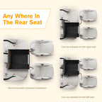 Extra Stable Dog Car Seat Reinforced for Medium and Large Dogs