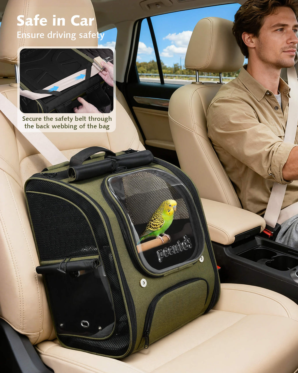 Bubble Bird Parrot Backpack