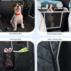 Car Mats Cat Scratch Fabric Material Black Diamond Check Lychee Patterned