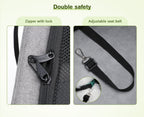 Cat Carrier with Wheels Steel Wire Frame Trolley Handbag Bag Stroller