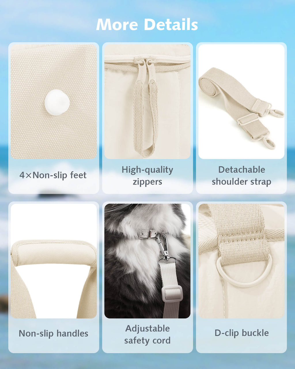 Ultra-Light Stylish Pet Shoulder Handbag Cat Carrier Bag