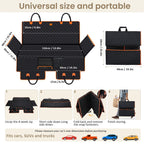Back Seat Extender for Dogs with 3cm Pearl Cotton