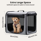 Portable Dog Car Carrier Crate Transportation Carrier Light Weight