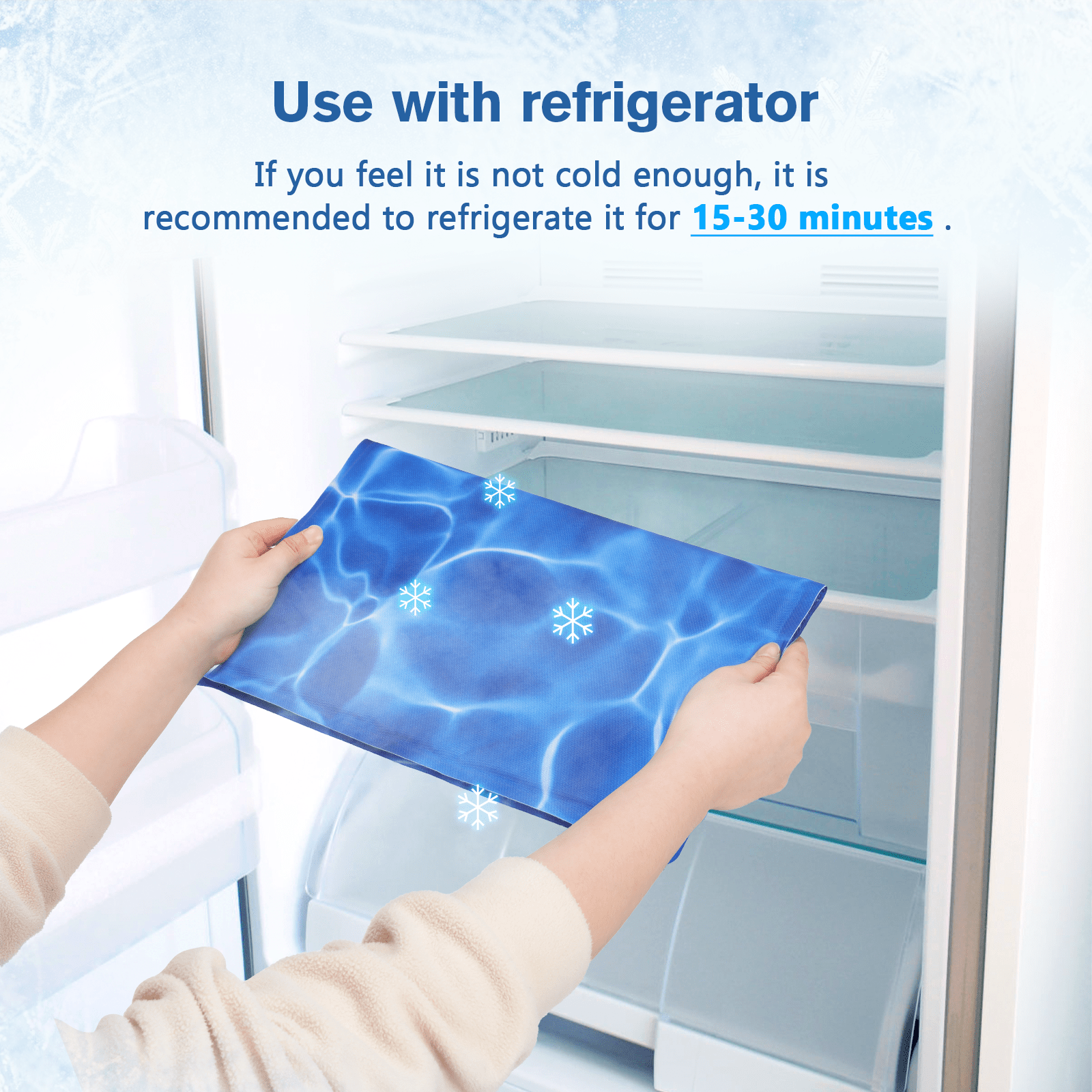 XS-XXL Cooling Mat  Water Ripples