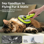 Steam Cat Brush Self-Cleaning Grooming with 2 Water Spray Modes