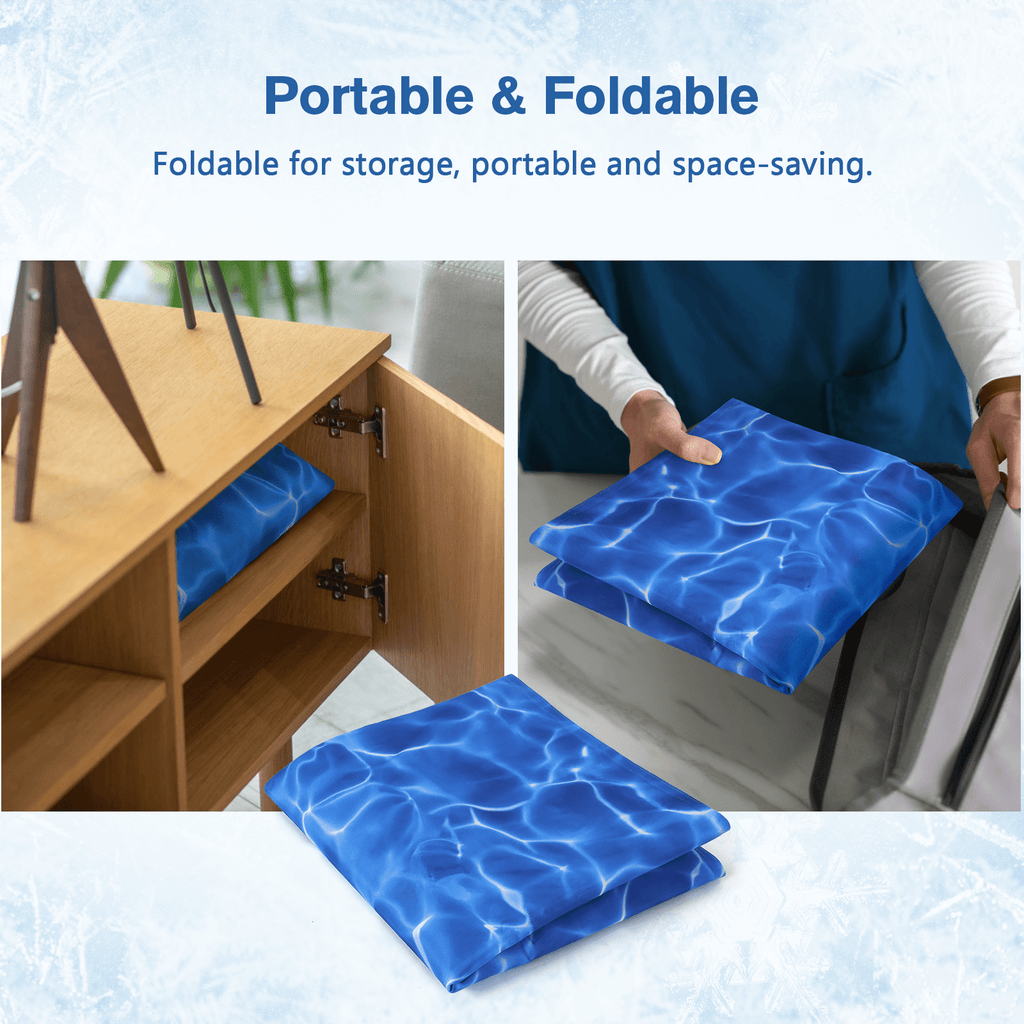 XS-XXL Cooling Mat  Water Ripples