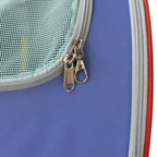 “The Roam With Me” Cat Backpack - Chevron Terracotta Sky