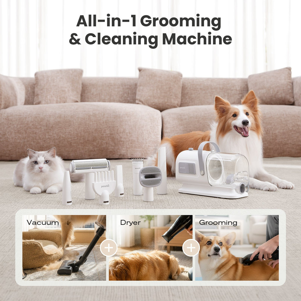 7-in-1 Dog Grooming Vacuum&Dryer for Shedding Grooming