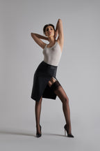Bas jarretières couture 20D - Legwear