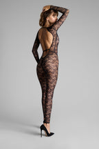 Catsuit manches longues Col V - Flashback