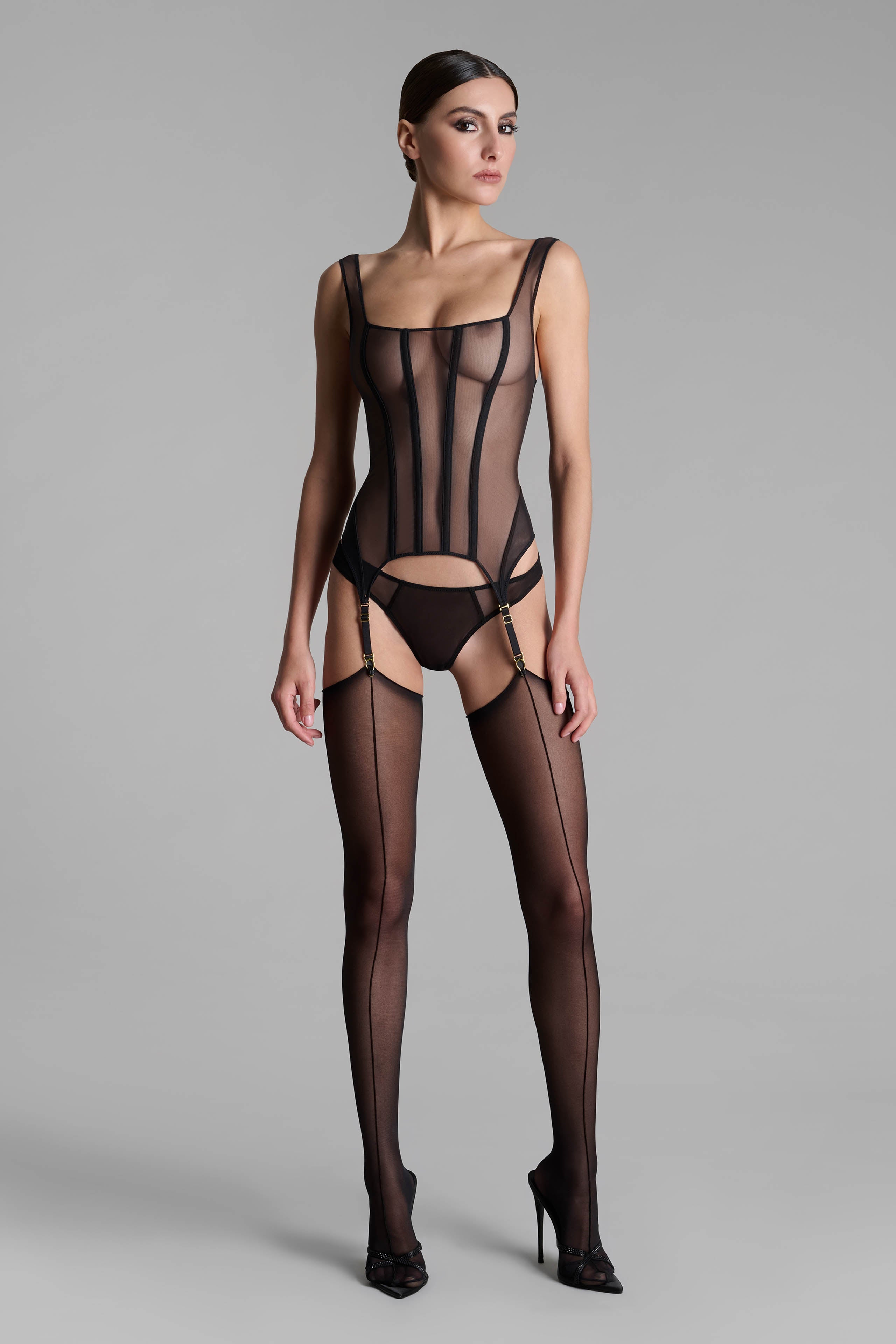 Corset porte-jarretelles - L'Amoureuse