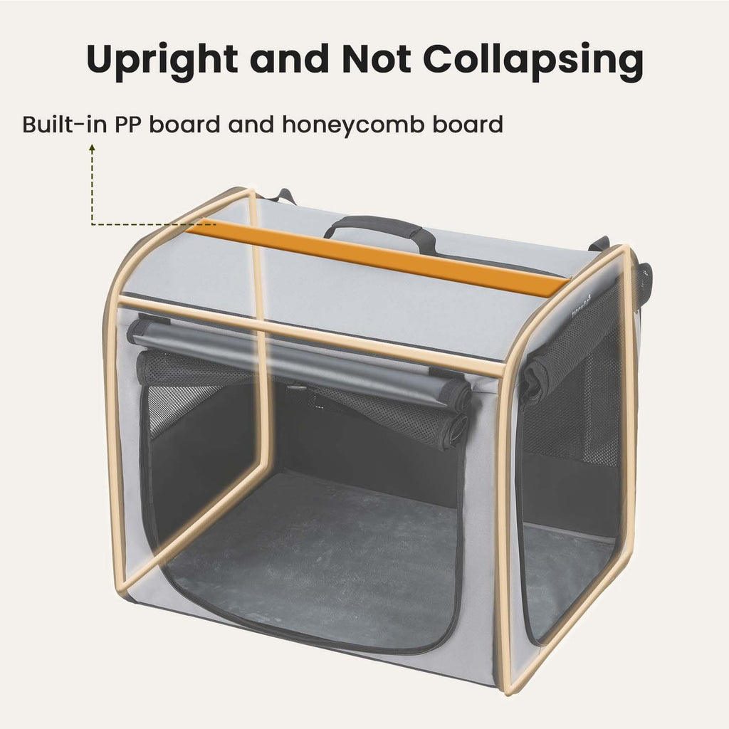 Portable Dog Car Carrier Crate Transportation Carrier Light Weight