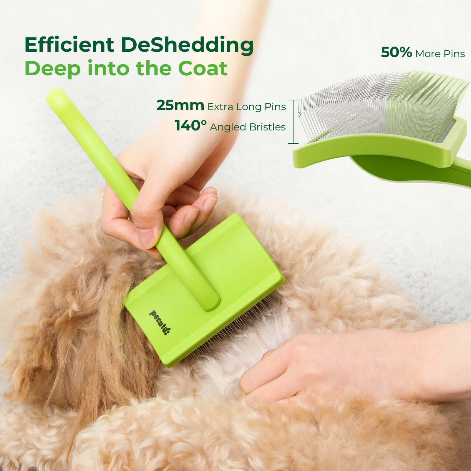 Professional Slicker Brush for Dogs & Pet Comb Grooming Dog Brush