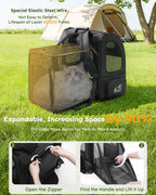 Expandable Portable Breathable Rucksack Cat Carrier Dog Backpack