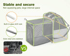 Expandable Cat Carrier Backpack Pet Carrier with Ventilated Mesh for Cats Dogs up to 11 lbs