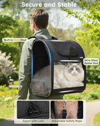 Expandable Portable Breathable Rucksack Cat Carrier Dog Backpack