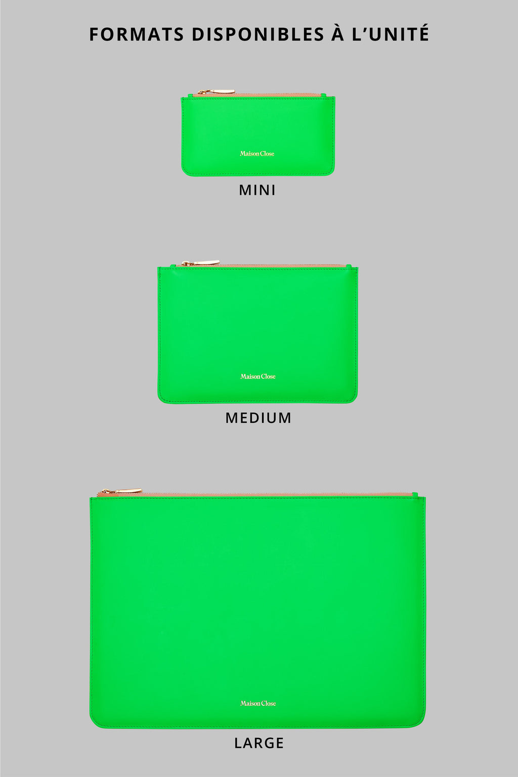 Pochette en cuir - Corps à Corps Neon