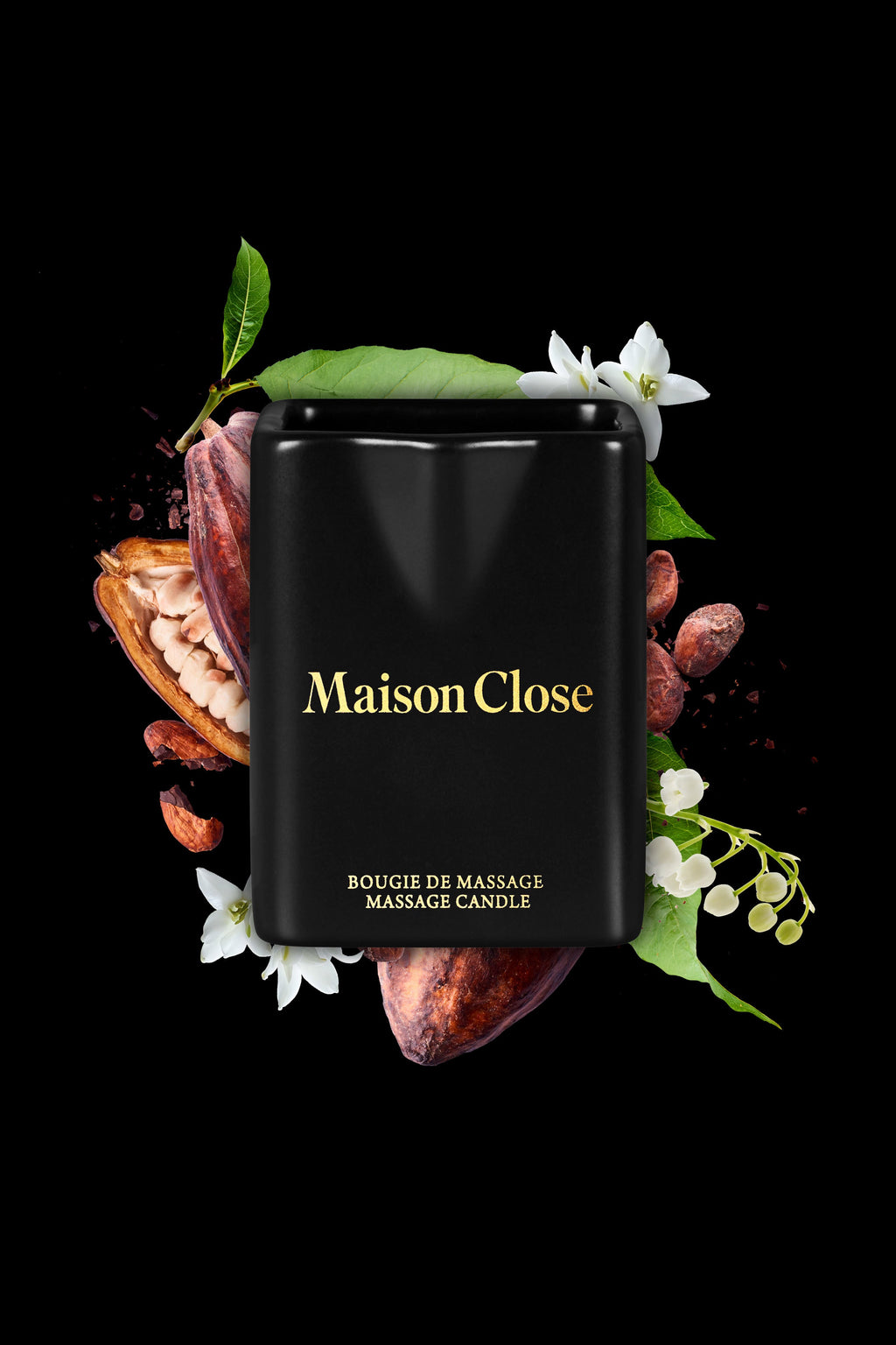 Bougie de Massage - Fleur de cacao - La nuit, je rêve