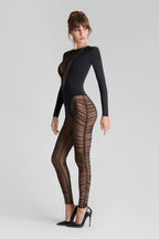 Catsuit manches longues - Nuit Fauve