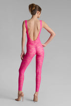 Catsuit dos ouvert - Flashback Néon