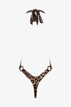 Maillot de bain une pièce foulard - Safari