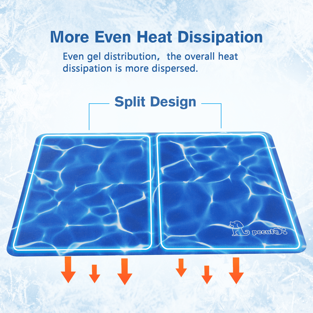 XS-XXL Cooling Mat  Water Ripples