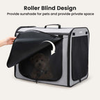 Portable Dog Car Carrier Crate Transportation Carrier Light Weight