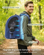 Portable Breathable Rucksack Pet Carrier Backpack