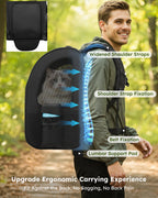 Expandable Portable Breathable Rucksack Cat Carrier Dog Backpack