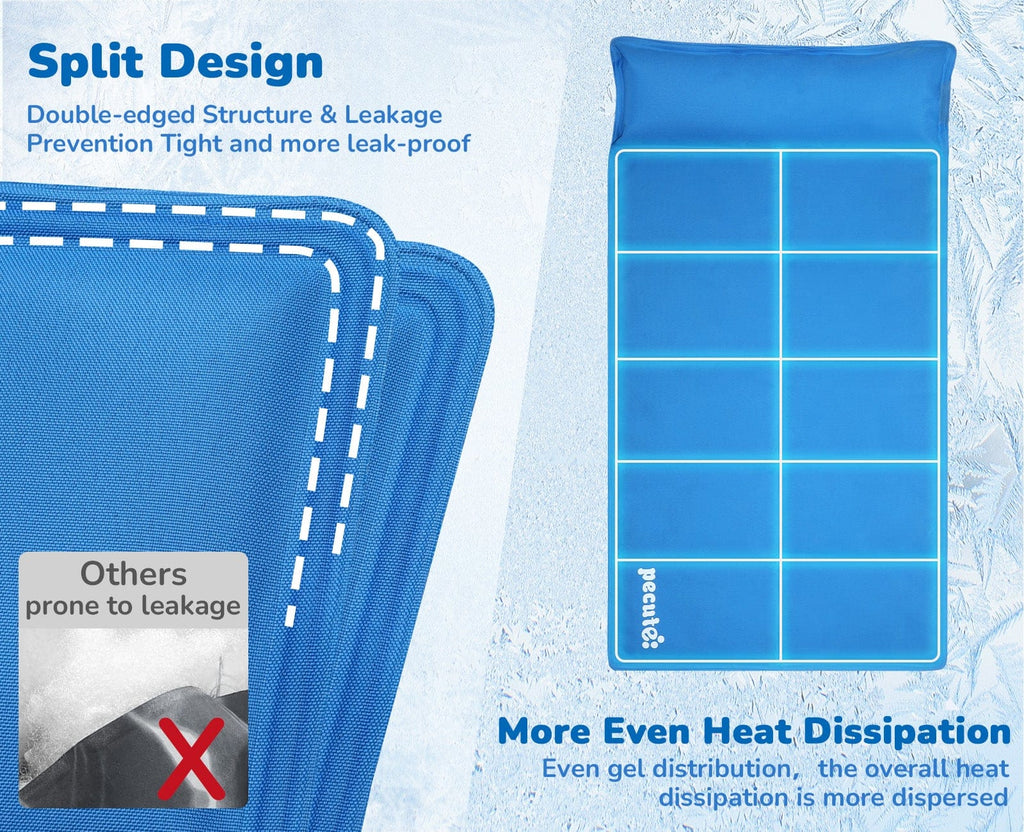 M-XL Dog Cooling Mat with Pillow