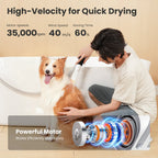 7-in-1 Dog Grooming Vacuum&Dryer for Shedding Grooming
