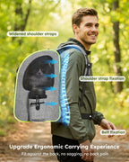 Portable Breathable Rucksack Expandable Cat Carrier Dog Backpack（Grey）