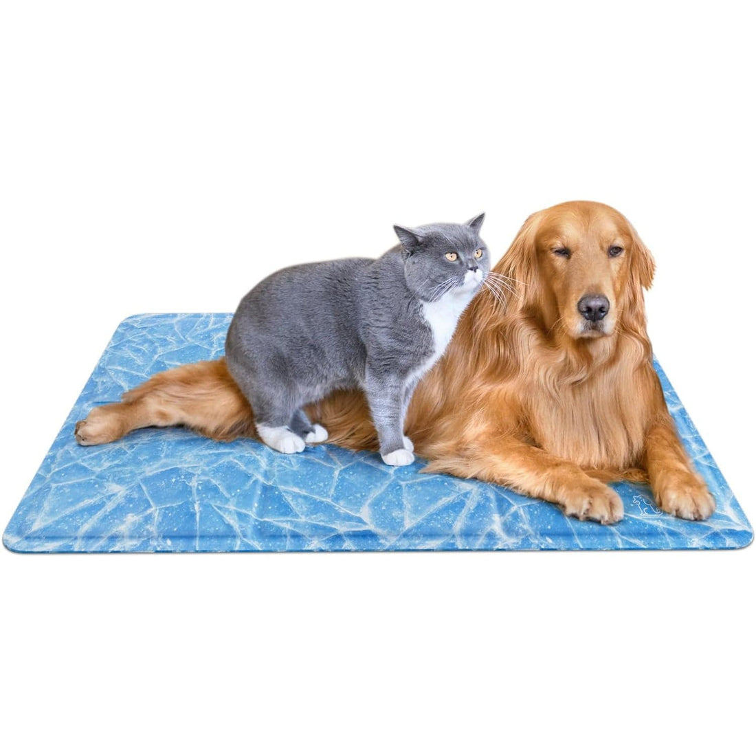 M-XL Dog Cooling Mat Ice Cracks