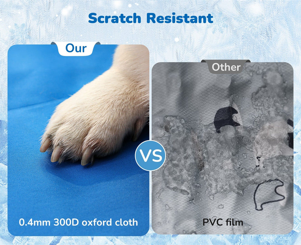 M-XL Dog Cooling Mat with Pillow
